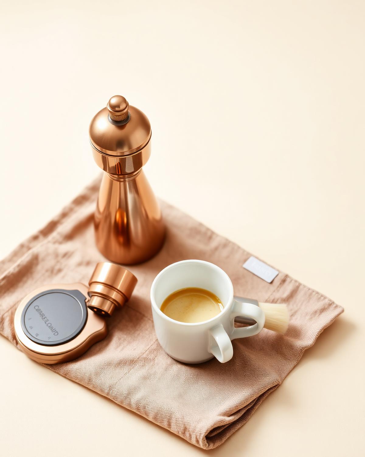Zorgvuldig ingepakte espressomachine